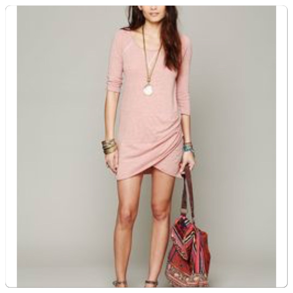 New, Free People Beach Dusty Rose Coverup/ Dress
